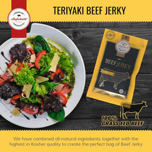 Load image into Gallery viewer, Keto-Friendly Teriyaki Grass-Fed Beef Jerky - Healthy On-the-Go Snack, 12-Pack