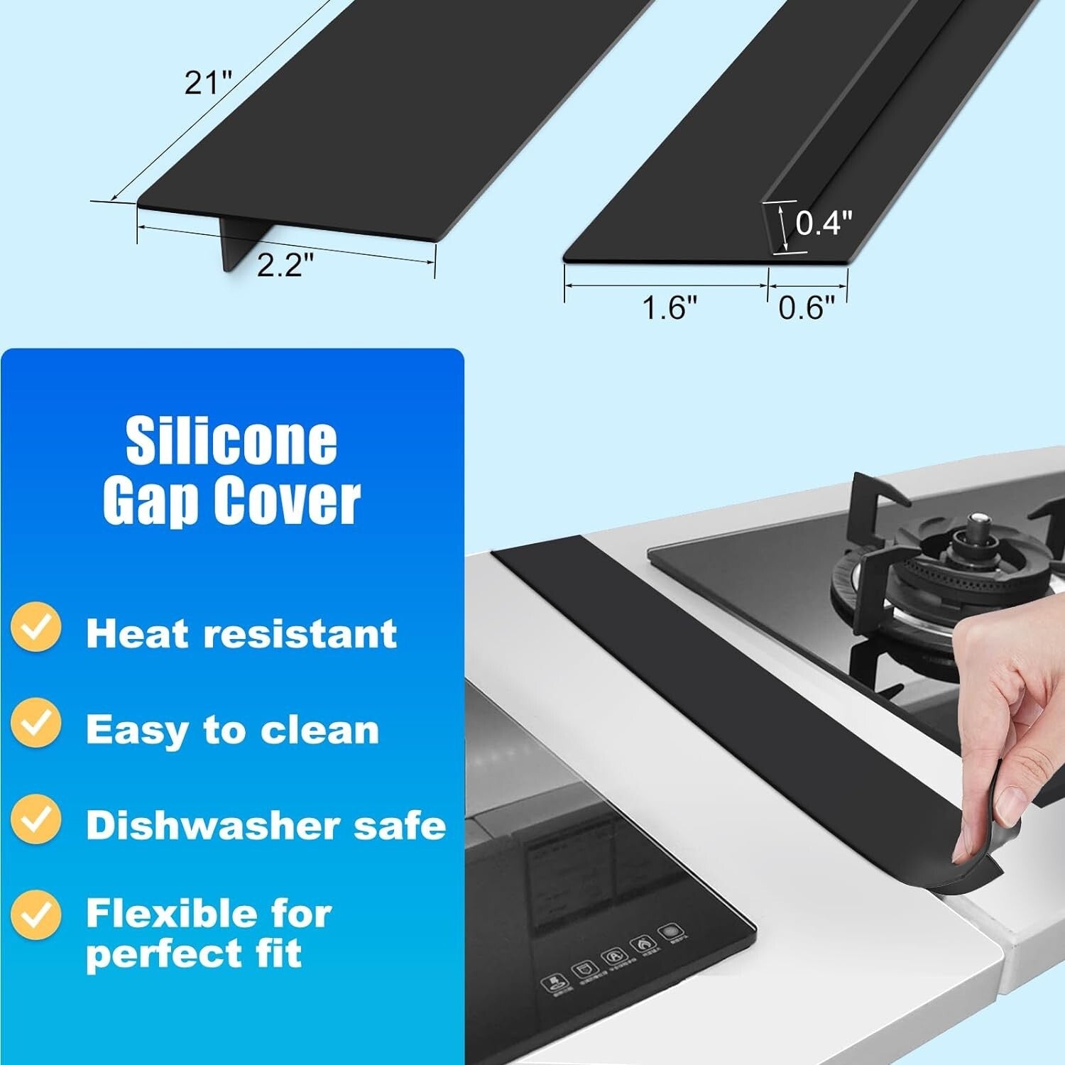 Versatile 28.5x20.5" Stove Top Mat: Heat Insulator, Protector & Ironing Surface