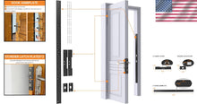 Load image into Gallery viewer, Corrosion-Proof Door Jamb Reinforcement Kit with Sturdy Latch &amp; Hinge Shields