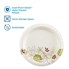 Load image into Gallery viewer, Bulk 300 Count 8.5 Inch Disposable Paper Plates - Microwave Safe &amp; Cut Resistant