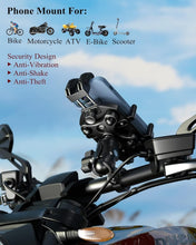 Load image into Gallery viewer, High-Speed Lock Motorcycle Phone Mount—Vibration Dampening, Easy Installation