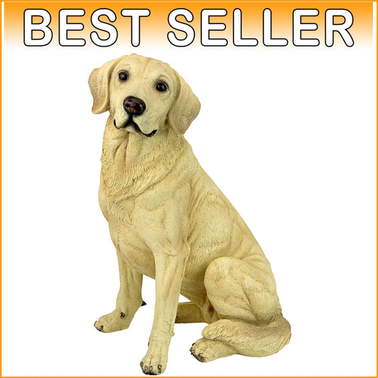 Charming Hand-Painted Golden Retriever Dog Figurine - Perfect Gift & Decor