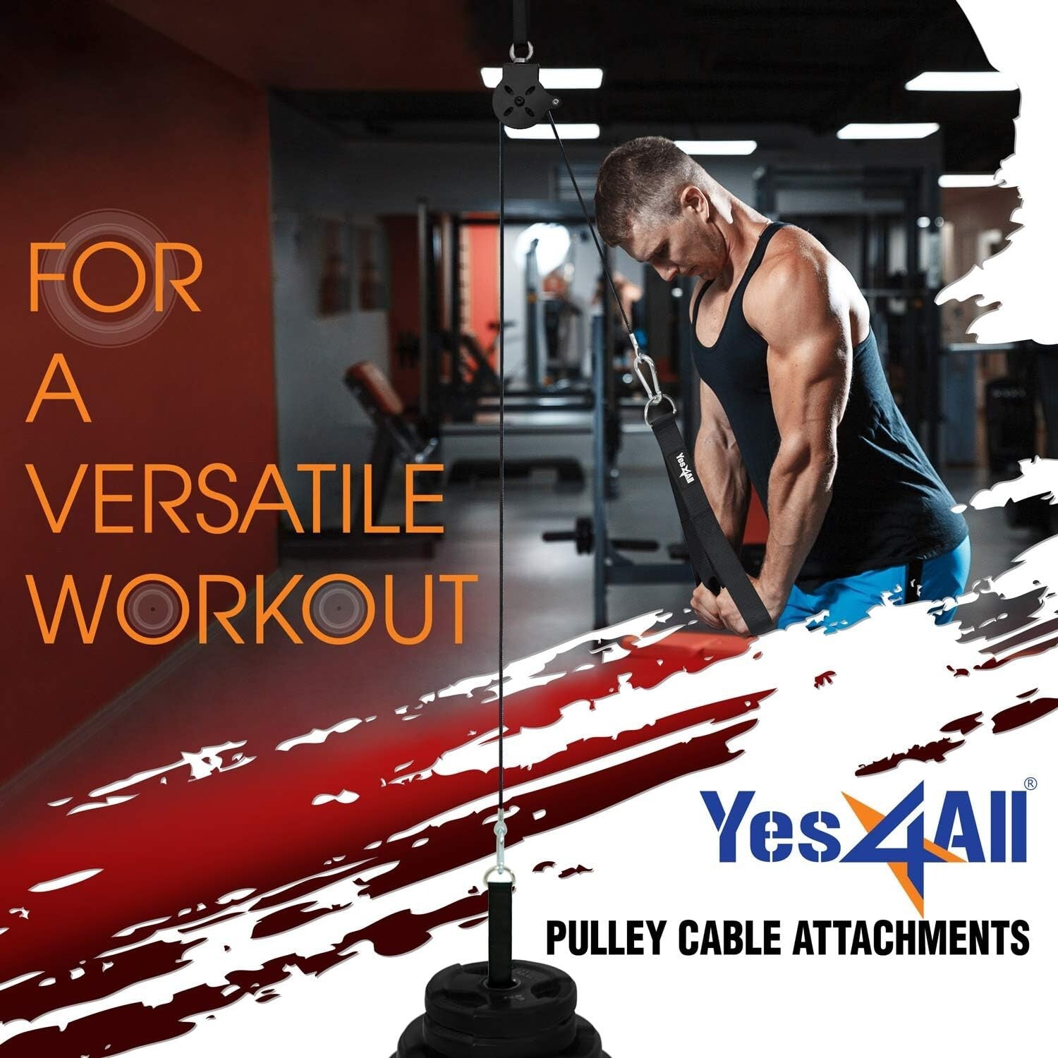 Essential Tricep Pulley System with Steel Components - Perfect for Home Gyms