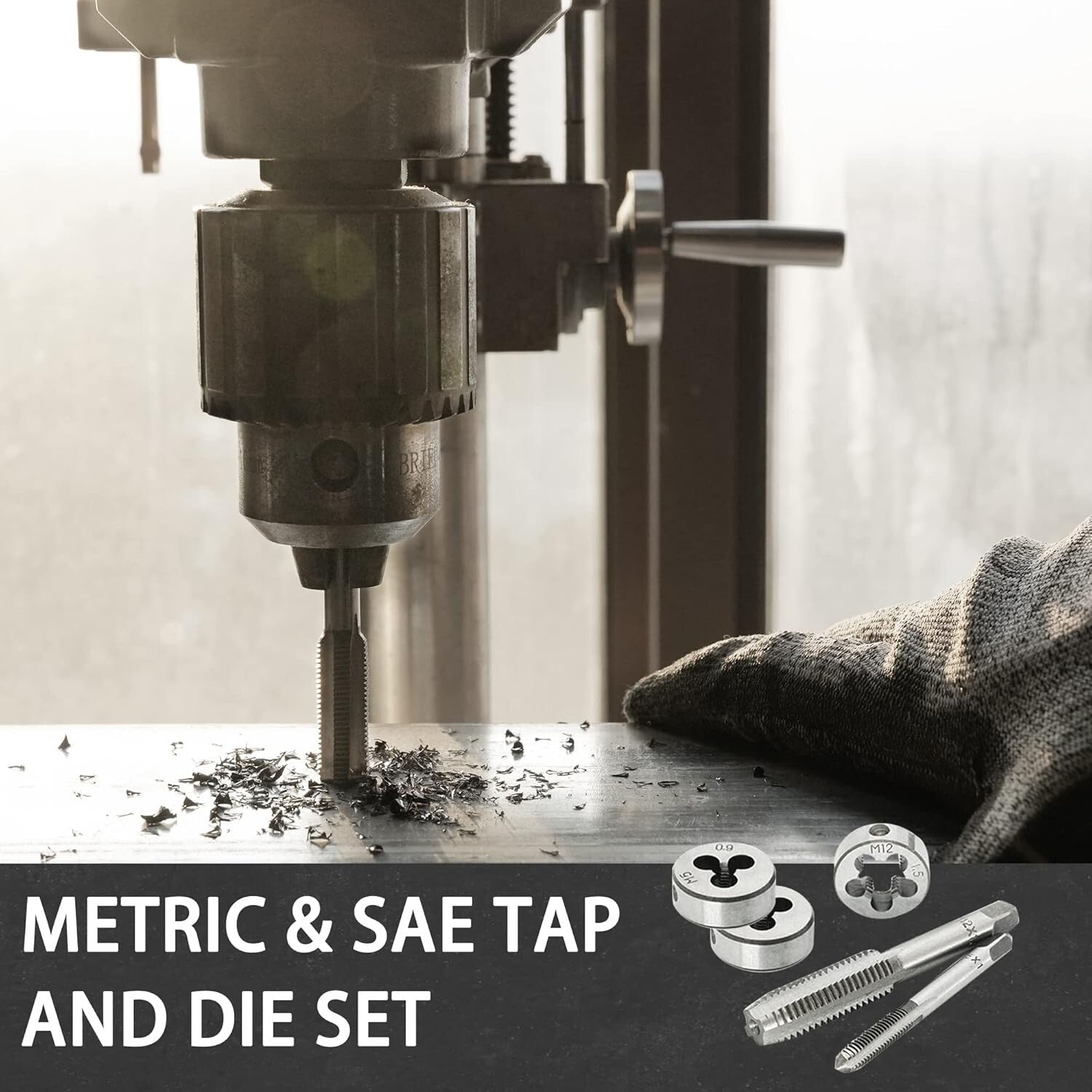 Complete 110-Piece Metric Threading Set - Ideal for DIY and Professional Use