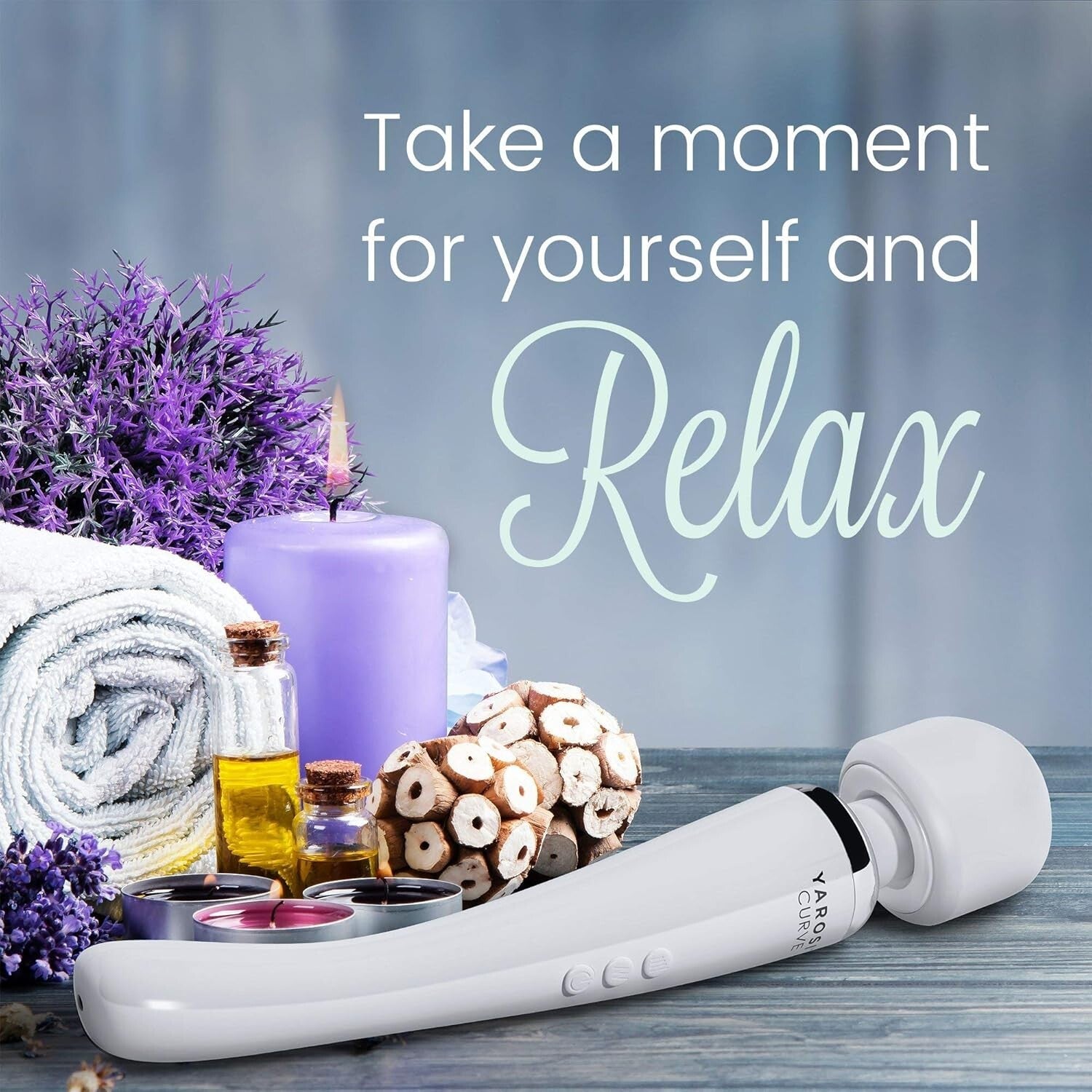 Portable 8-Speed Curve Device - Silicone Massager for Muscle Relief & Tension