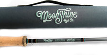 Load image into Gallery viewer, Fast Action Fly Fishing Rod, 9ft, with Extra Tip &amp; Cordura Tube by Moonshine
