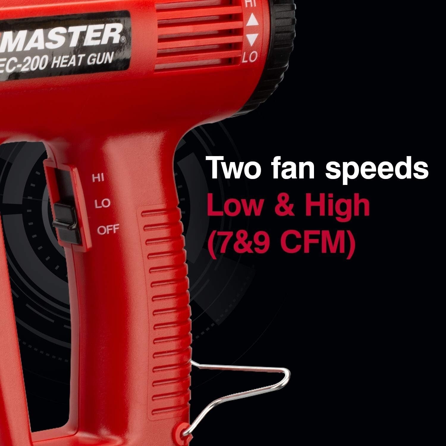 Lightweight Electric Heat Gun with Two Speeds - Ideal for Projects & Crafts