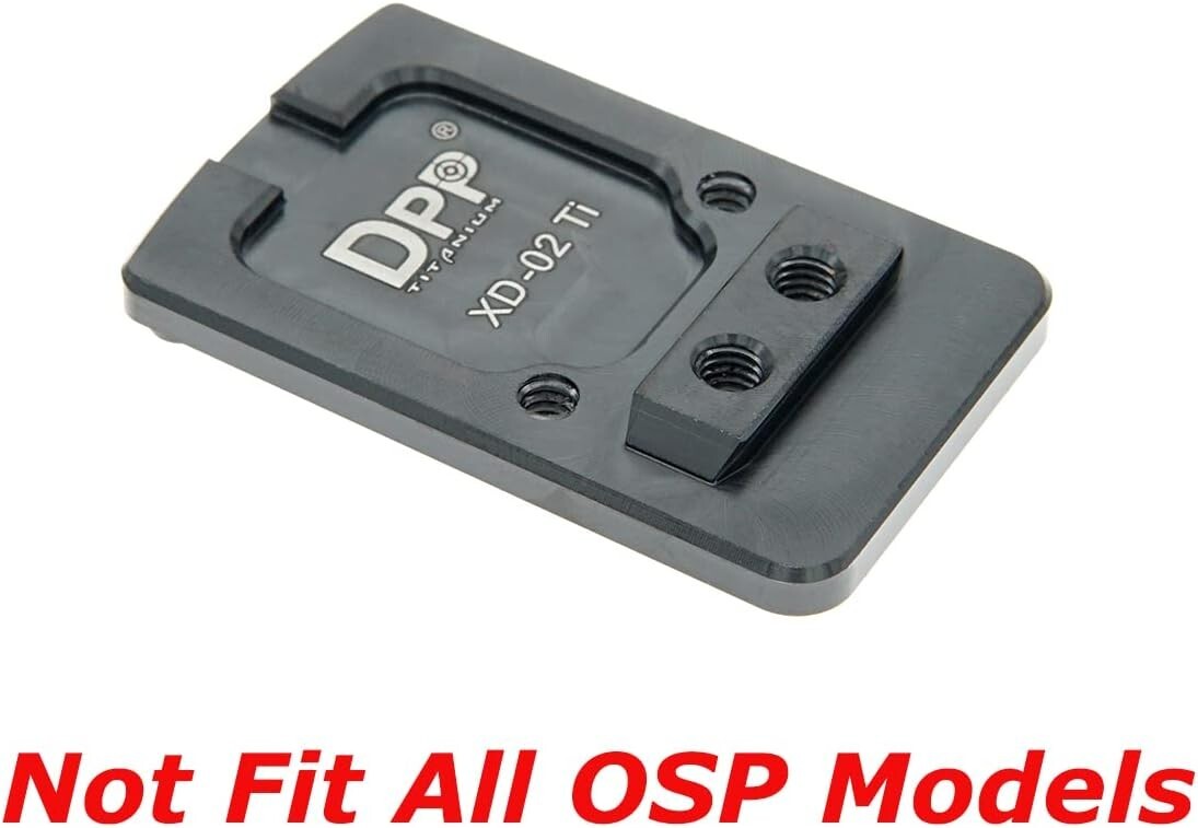 Titanium Red Dot Mount for Springfield XD & Trijicon RMR/SRO - Ultra Lightweight