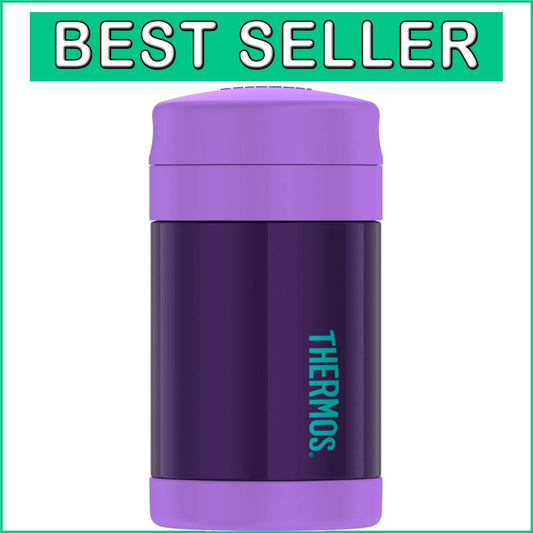 Durable Stainless Steel 16 Oz FUNTAINER Kids Food Jar - Cold Drinks for 12 Hours