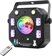 Load image into Gallery viewer, Stunning 4-in-1 LED Disco Party Light with Kaleidoscope &amp; Strobe Effects