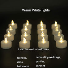 Load image into Gallery viewer, Long-Lasting Flameless Candles - 200 Battery Operated Tea Lights for Parties