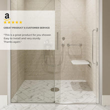 Load image into Gallery viewer, Compact &amp; Modern Shower Bench - Fold Down Shower Seat with 350lbs Capacity