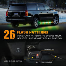 Load image into Gallery viewer, 2PCS 70 Inch LED Emergency Strobe Lights for Trucks - Waterproof &amp; Shockproof