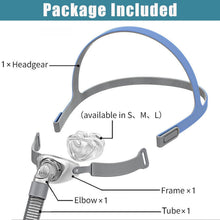 Load image into Gallery viewer, Lightweight Full Set for 22mm CPAP Machines - Pillows, Frame &amp; Connector