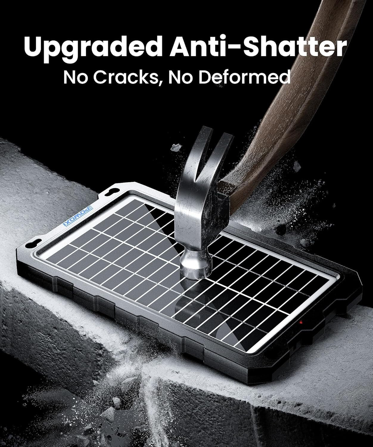 Eco-Friendly 9W Waterproof Solar Charger for 12V Power Systems - Easy Install