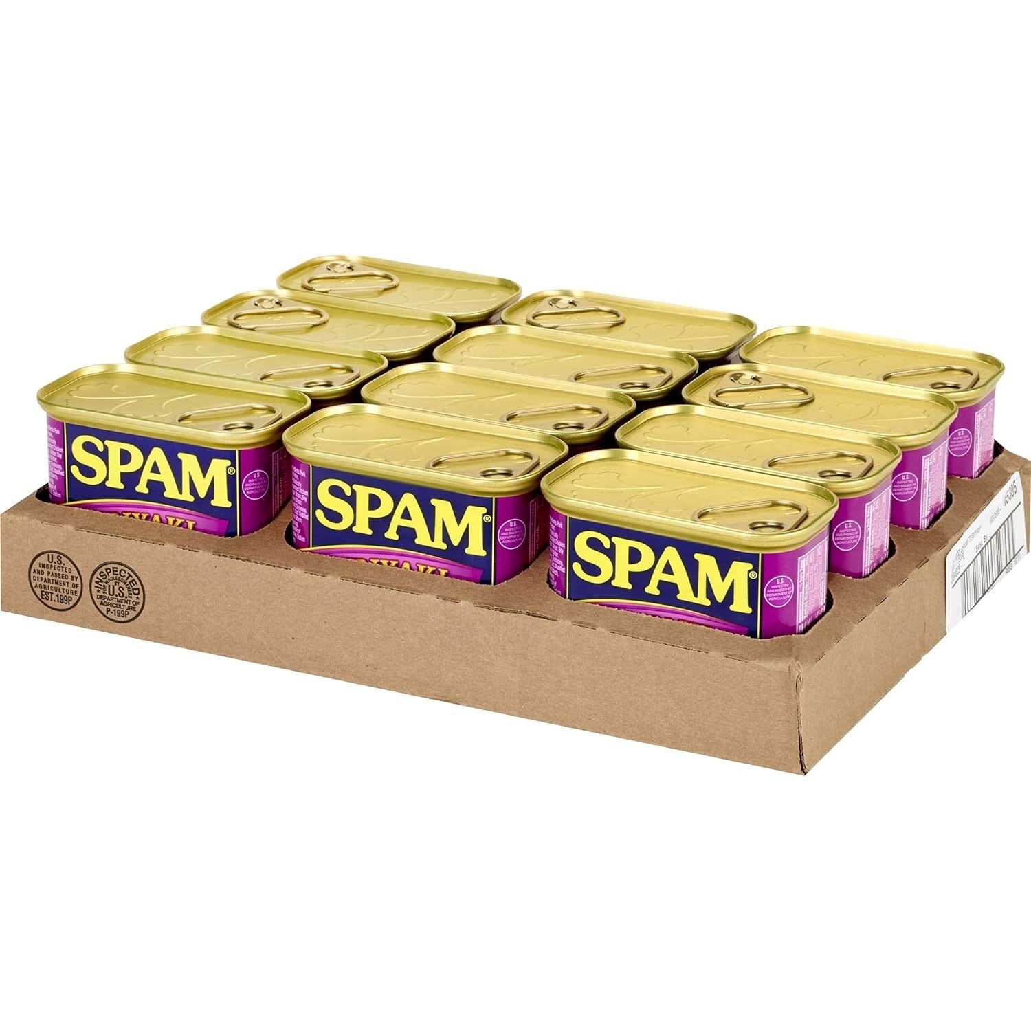 12 Ounce Teriyaki Pork Cans - Pack of 12 for Quick and Tasty Meal Solutions