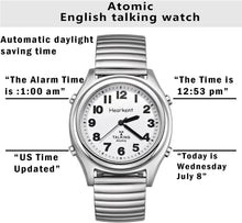 Load image into Gallery viewer, Large Display Talking Watch with Alarm - Ideal for Seniors and Blind Individuals