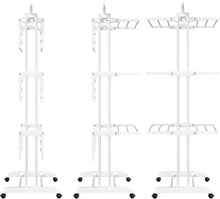 Load image into Gallery viewer, 4-Tier Clothes Drying Rack with Castors - Stable, Rust-Resistant, and Durable