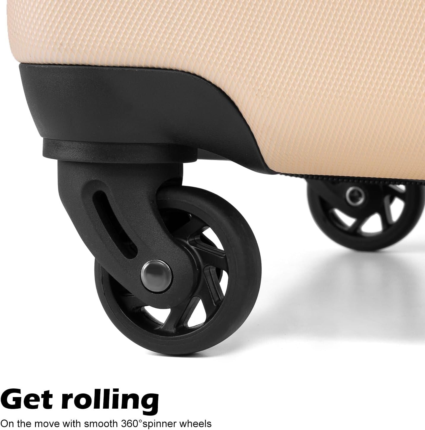 Apple Green 3-Piece Travel Luggage Set - Ergonomic Design, Ultimate Security