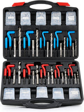 Load image into Gallery viewer, Heavy-Duty Thread Repair Kit with 5 SAE &amp; Metric Sizes - Portable &amp; Effective