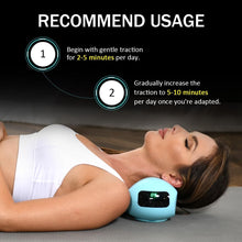 Load image into Gallery viewer, Cervical Traction Device with Red Light Therapy for Effective Neck Pain Relief