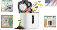 Load image into Gallery viewer, 4L Stainless Steel Compost Bin - Fast Waste Recycling with Intelligent Features