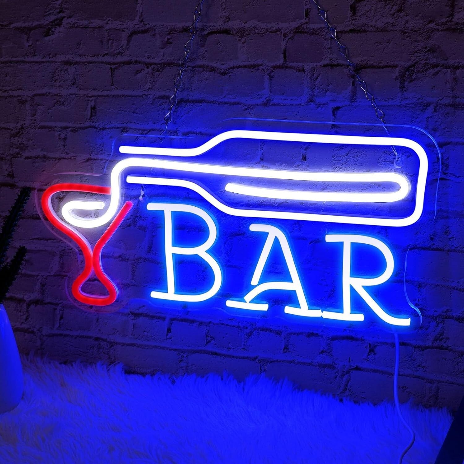Dimmable Neon Beer Sign - Stylish Acrylic Wall Decor for Man Caves and Parties