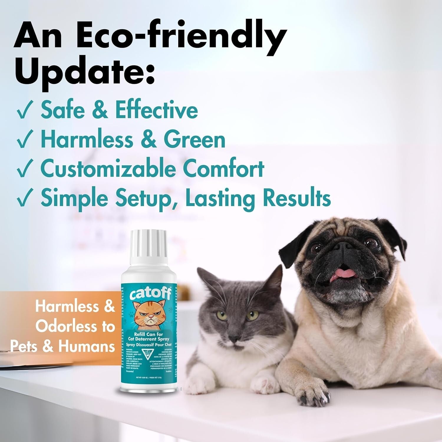 12 Replacement Cans for SSSCAT Cat Deterrent - Lasting Performance & Safety