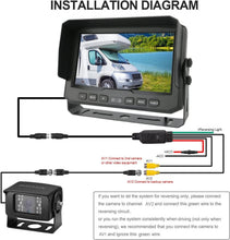 Load image into Gallery viewer, Premium Truck &amp; RV Backup Camera System with 7in Monitor and 130° View Angle