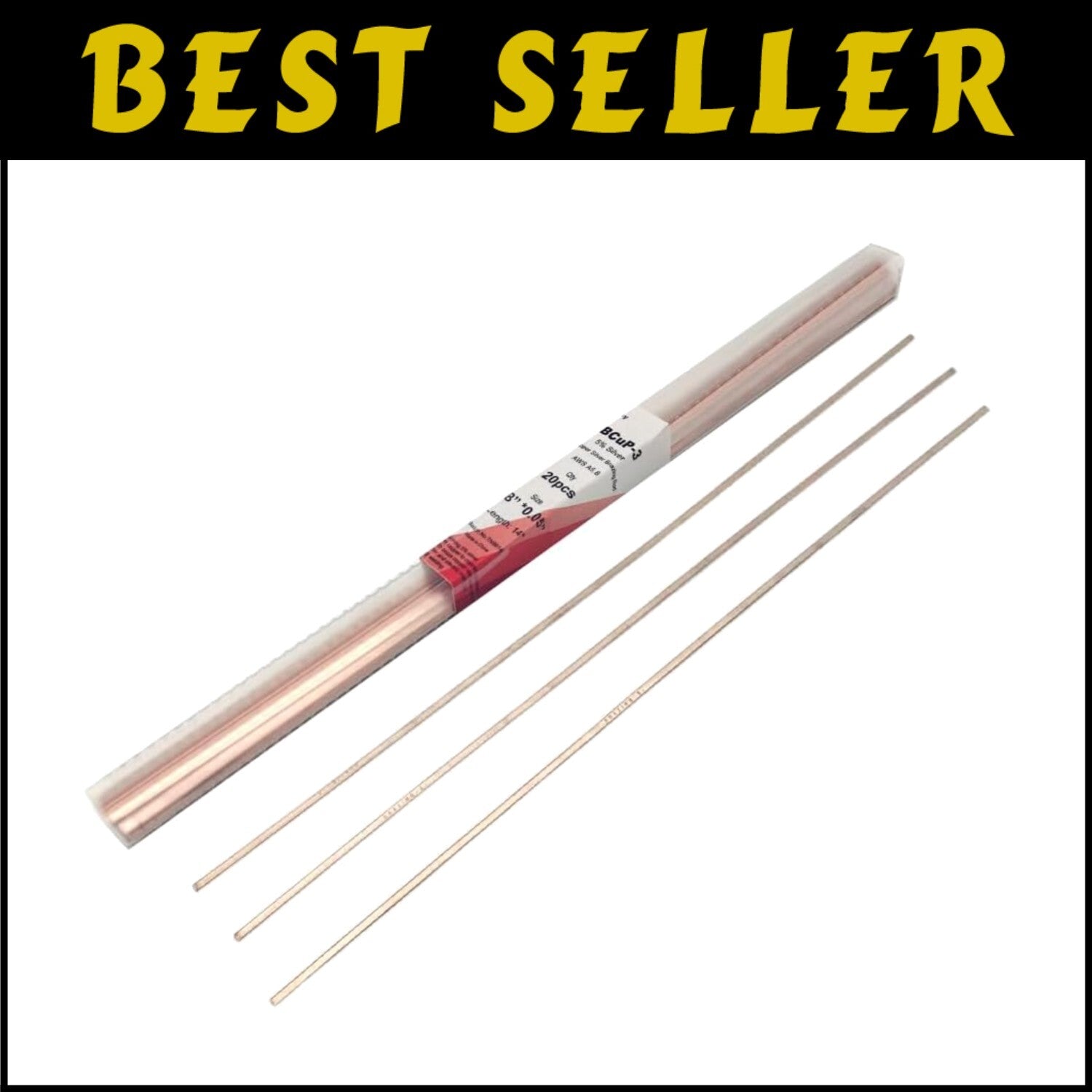 Reliable 5% Silver Phos Solder Rods - 20 Pack for Versatile Welding Solutions