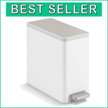 Load image into Gallery viewer, Rectangular 2.5 Gallon Trash Can with Soft-Close Lid - Perfect for Small Spaces