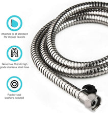 Load image into Gallery viewer, Premium Chrome RV Handheld Shower Wand Kit - Lightweight &amp; Elegant Design