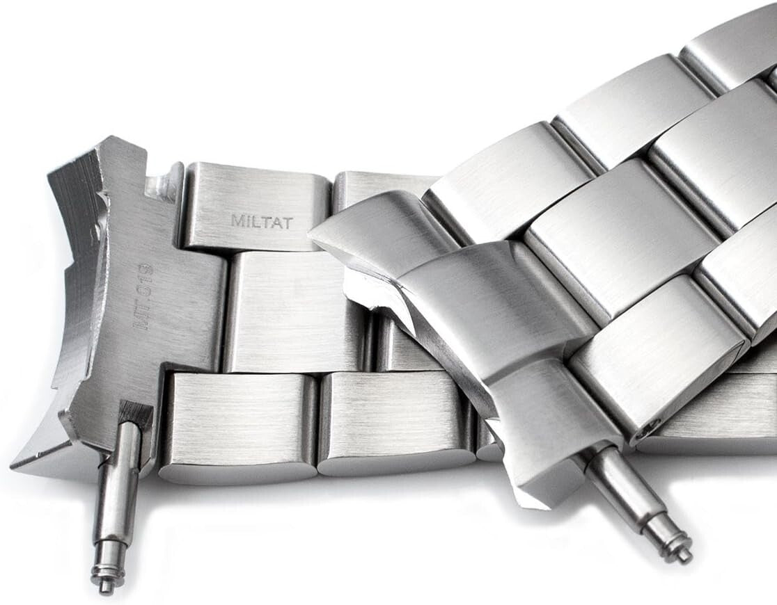 22mm Seiko Watch Band - Solid Stainless Steel for Dive Watches - Durable Style