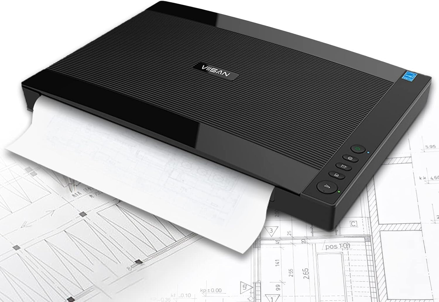 High-Resolution A3 Flatbed Scanner with Auto-Scan - Ideal for Photos & Documents