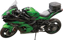 Load image into Gallery viewer, Black Commuter Sport Motorcycle Tail Bag – Waterproof with Reflective Accents