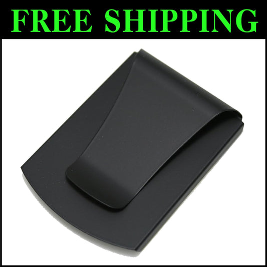 Compact Stainless Steel Money Clip - Perfect for Cards and Cash, Gift-Ready