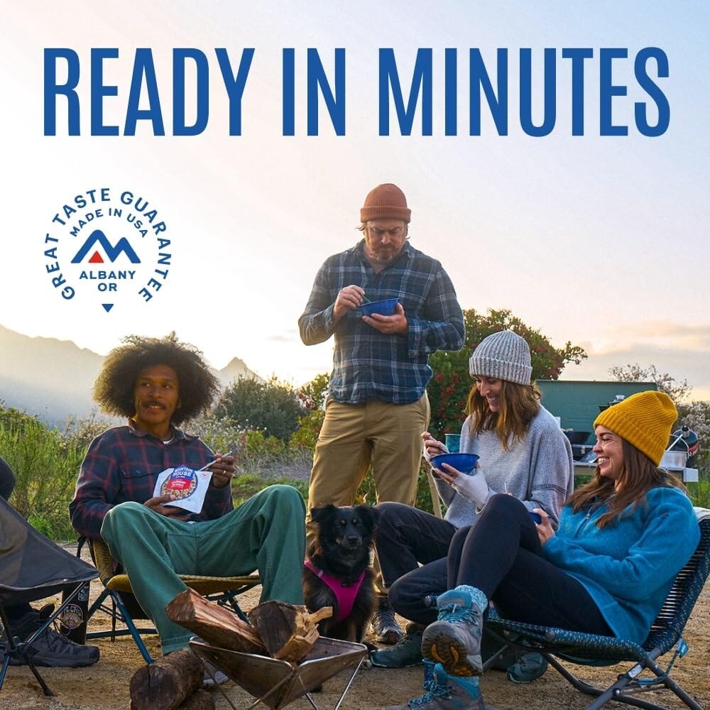 Emergency & Camping Ready: 24 Servings Freeze Dried Meals in Recyclable Bucket