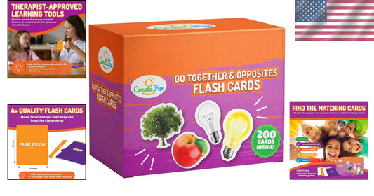 Vivid Photo Flash Cards Set - 200 Educational Tools for Diverse Learning Needs