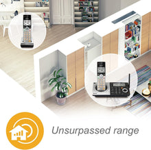 Load image into Gallery viewer, Smart Long-Range DECT 6.0 Cordless Phone with 5 Handsets &amp; Easy-to-Read Display