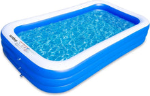 Load image into Gallery viewer, Large 120" x 72" Rectangular Kiddie Pool - Perfect for Backyard Gatherings!