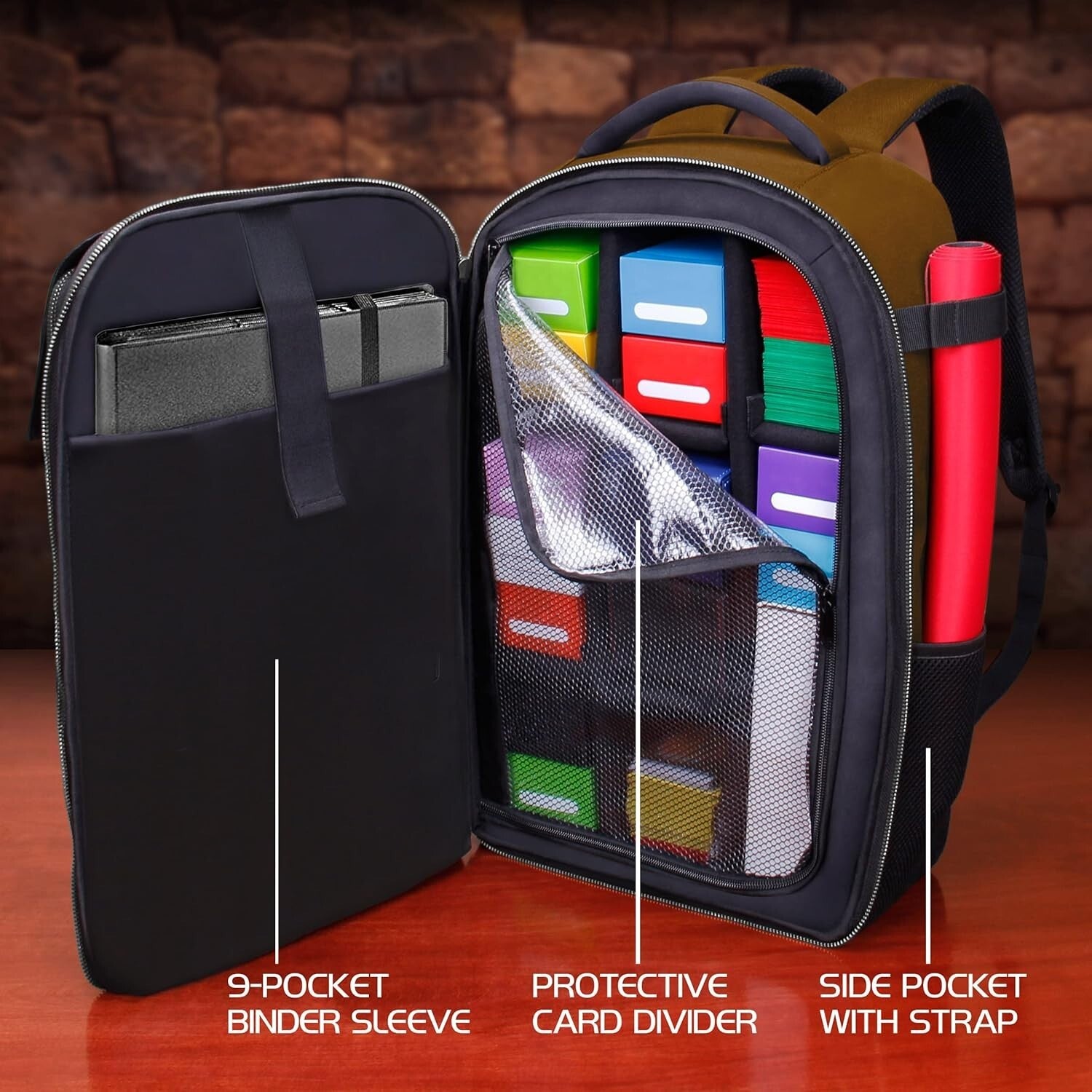 Reinforced MTG Backpack for Card Games - Stylish and Functional Travel Solution