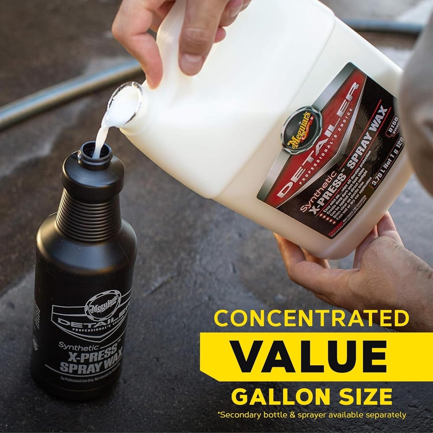 1 Gallon Synthetic X-Press Spray Wax for Expert-Level Car Shine & Protection