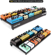 Load image into Gallery viewer, Aluminum Guitar Pedal Board 27.5''x12.5'' for Musicians - Ergonomic and Portable