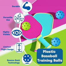 Load image into Gallery viewer, Versatile Softballs for Skills Training: 48 Pack Plastic Balls with Drawstring