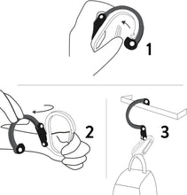 Load image into Gallery viewer, Compact and Durable 360° Carabiner Clip Set - Perfect for All Outdoor Adventures