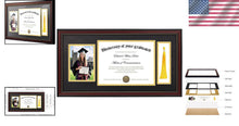 Load image into Gallery viewer, Sophisticated Matte Finish Diploma Frame with Tassel Holder - Ideal Gift