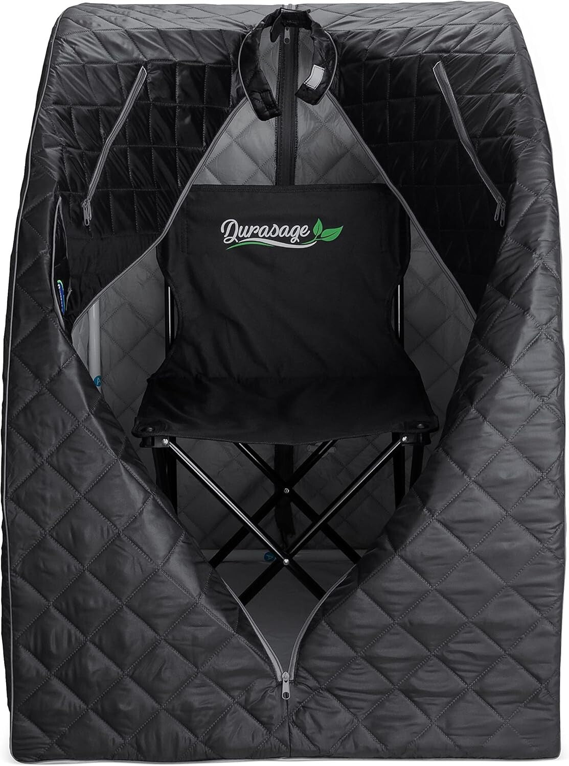 Detoxifying Portable Steam Sauna - Enhanced Comfort with Foldable Chair Included