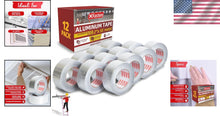 Load image into Gallery viewer, Durable 1980 Feet Aluminum Duct Tape - Heavy-Duty, Moisture &amp; Heat Resistant