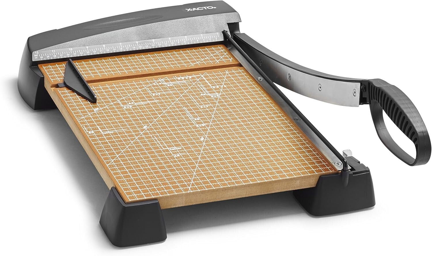 Precision 15-Inch Heavy Duty Wood Guillotine Trimmer with Self-Sharpening Blade