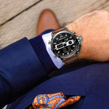 Load image into Gallery viewer, Men's Rugged Tactical Watch - Waterproof Digital, Alarm, and Stopwatch Features